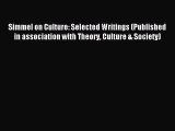 PDF Simmel on Culture: Selected Writings (Published in association with Theory Culture & Society)