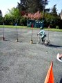 Menesplet, au championnat de Dordogne d'école de vélo. Quand c'est le métier qui rentre!!!