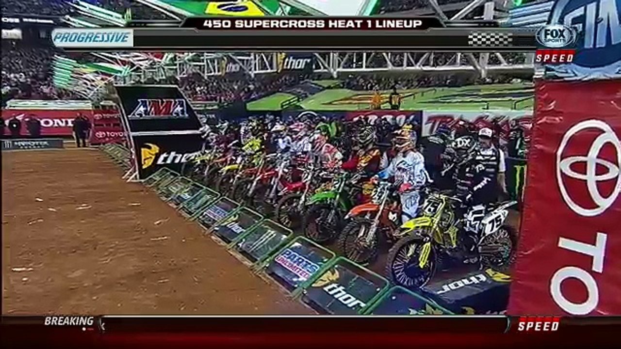 Мотоспорт. Чемпионат США по Суперкроссум 25