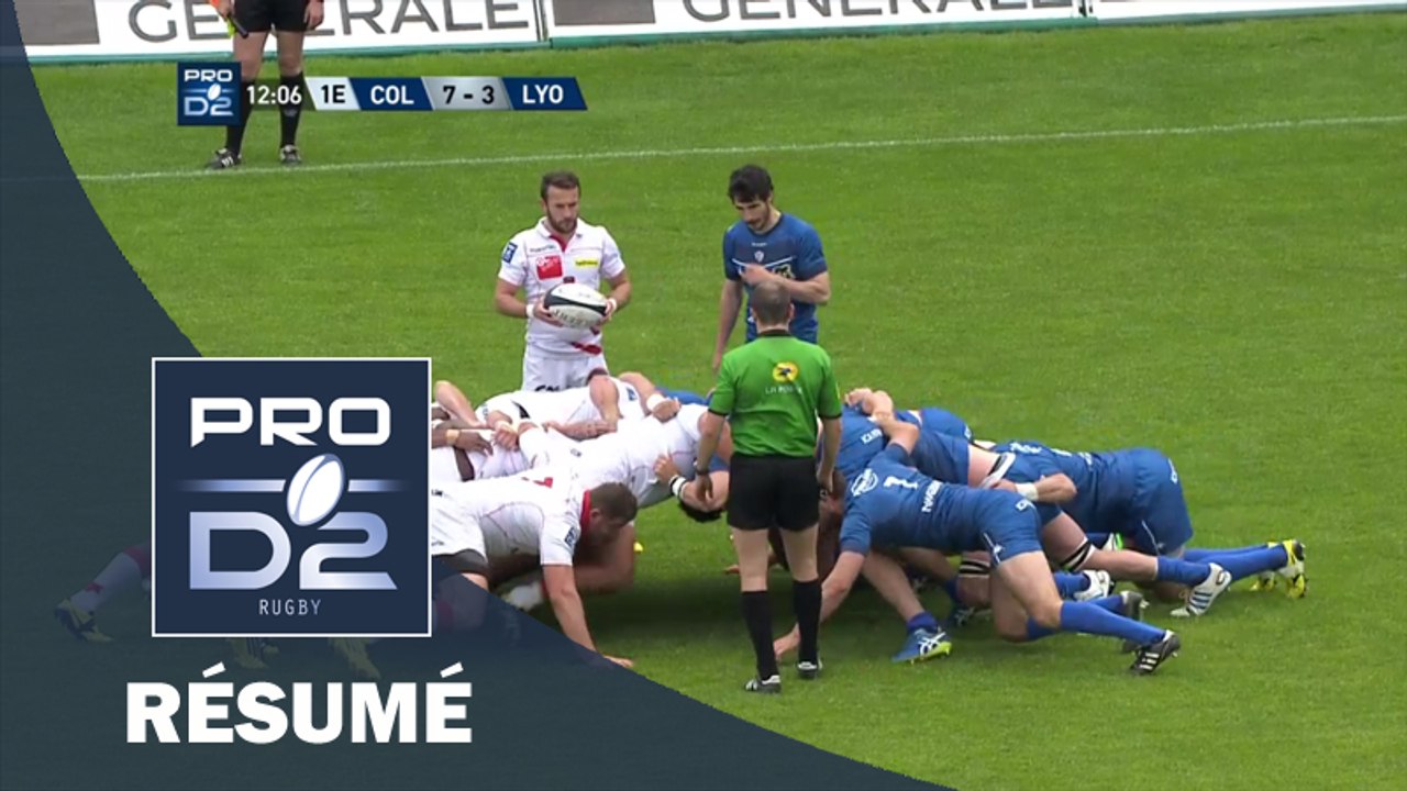 PROD2 - Résumé Colomiers - Lyon: 27-16 - J27 – saison 2015-2016