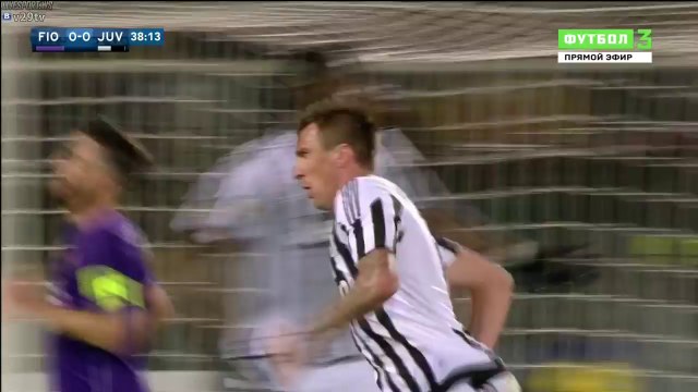 0-1 Mario Mandzukic Goal HD - Fiorentina 0-1 Juventus Serie A 24.04.2016 HD