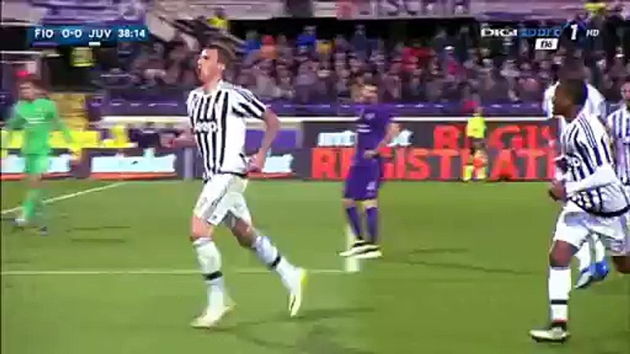 All Goals Half Time - Fiorentina 0-1 Juventus - 24.04.2016