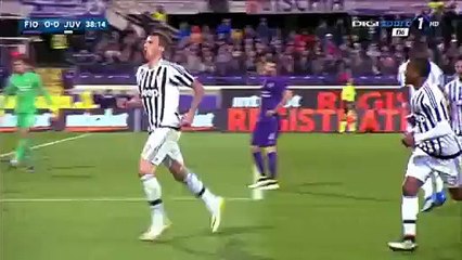All Goals Half Time - Fiorentina 0-1 Juventus - 24.04.2016
