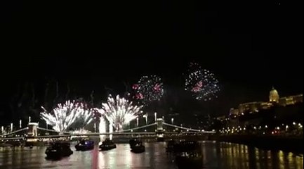 Fireworks sur le Danube