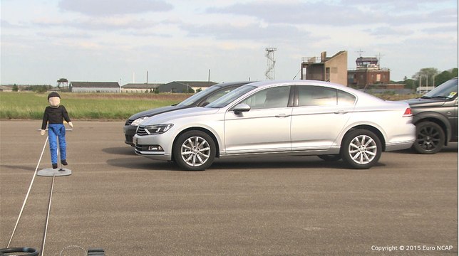 Los cinco mejores coches para los peatones testados por EuroNCap