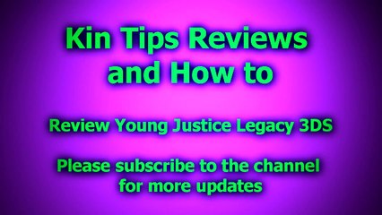 Review Young Justice Legacy Little Orbit Nintendo 3DS XL LL Video Game Namco Bandai WB DC
