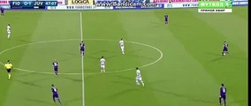 Paul Pogba Amazing CHANCE - Fiorentina vs Juventus 24-04-2016