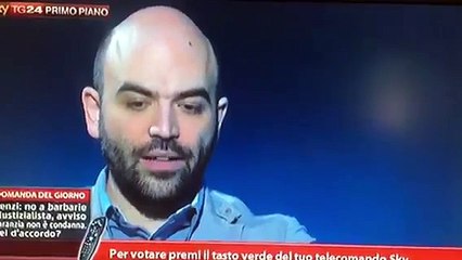 Roberto Saviano sui migranti- abbiamo solo una strada, l'integrazione.