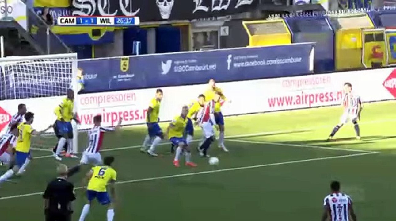 Hupperts GOAL (1-1) - Cambuur vs Willem II 21_04_2016