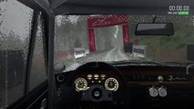 DiRT Rally Lancia Fulvia @ Powys Wales Rally in the Rain (PS4)