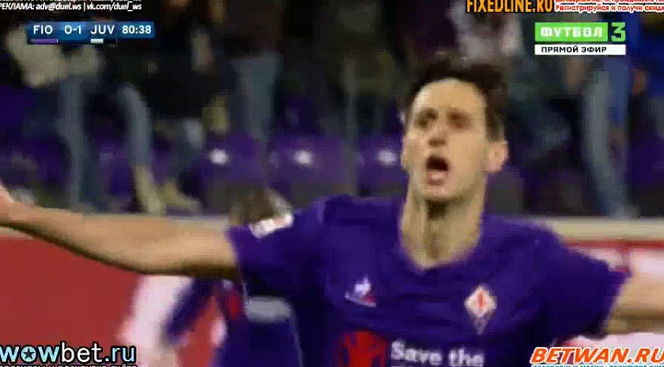 Nikola Kalinic Goal- Fiorentina 1-1 Juventus 24.04.2016