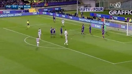 Goal Alvaro Morata - Fiorentina 1-2 Juventus (24.04.2016)