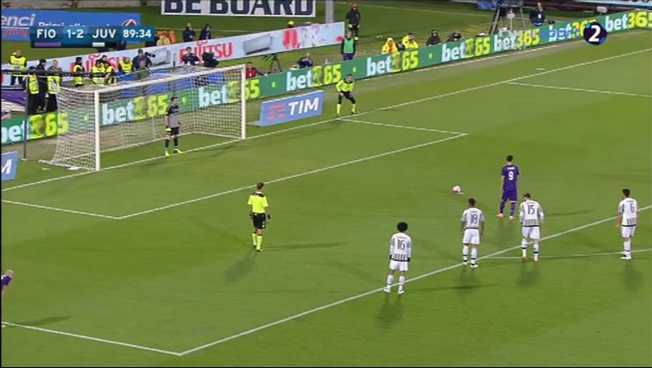 Gianluigi Buffon Penalty Save - Fiorentina vs Juventus - 24.04.2016 HD