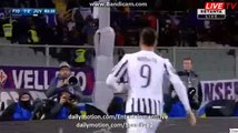 Alvaro Morata Goal Fiorentina 1-2 Juventus SERIE A