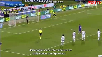 PENALTY MISS NIKOLA KALINIC Fiorentina 1-2 Juventus Serie A