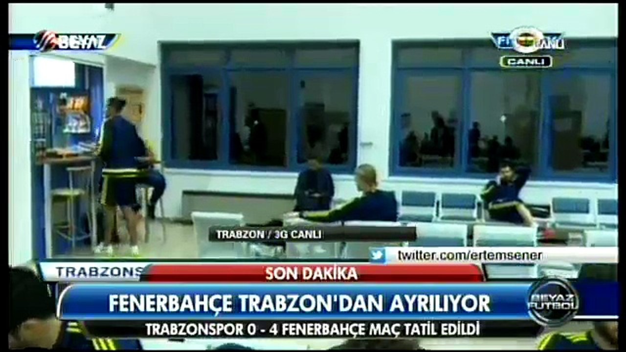 Fenerbahçe Trabzon'dan ayrıldı!