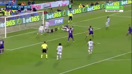 89' PENALTY MISSED Nikola Kalinić - Fiorentina 1-2 Juventus - 2016 HD