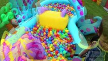 GIANT BALL PIT POOL ~ World's Largest Kids Baby Pool Ball Pit Family Summer Fun Slide Learn Tricks