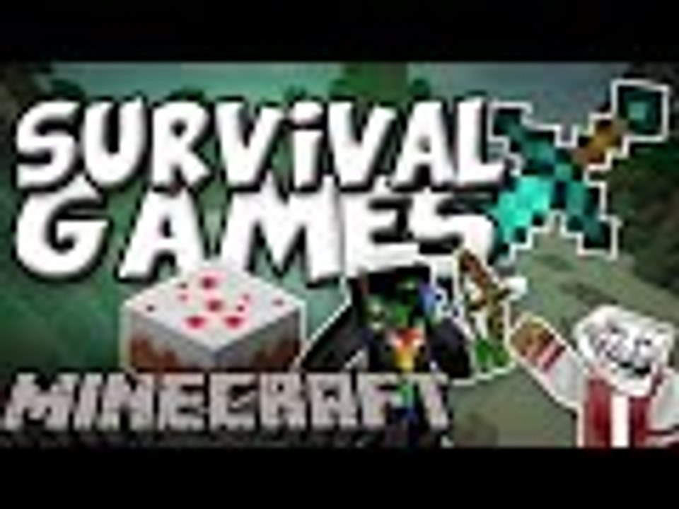 Minecraft Minigame: Survival Games! Diamond Sword In Two Minutes?!