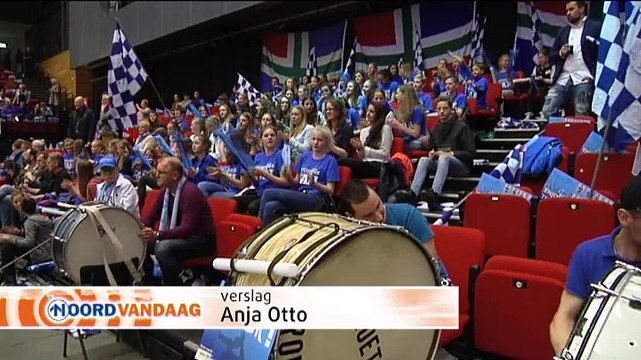 Nog nooit zat er zo veel publiek bij een volleybalwedstrijd - RTV Noord