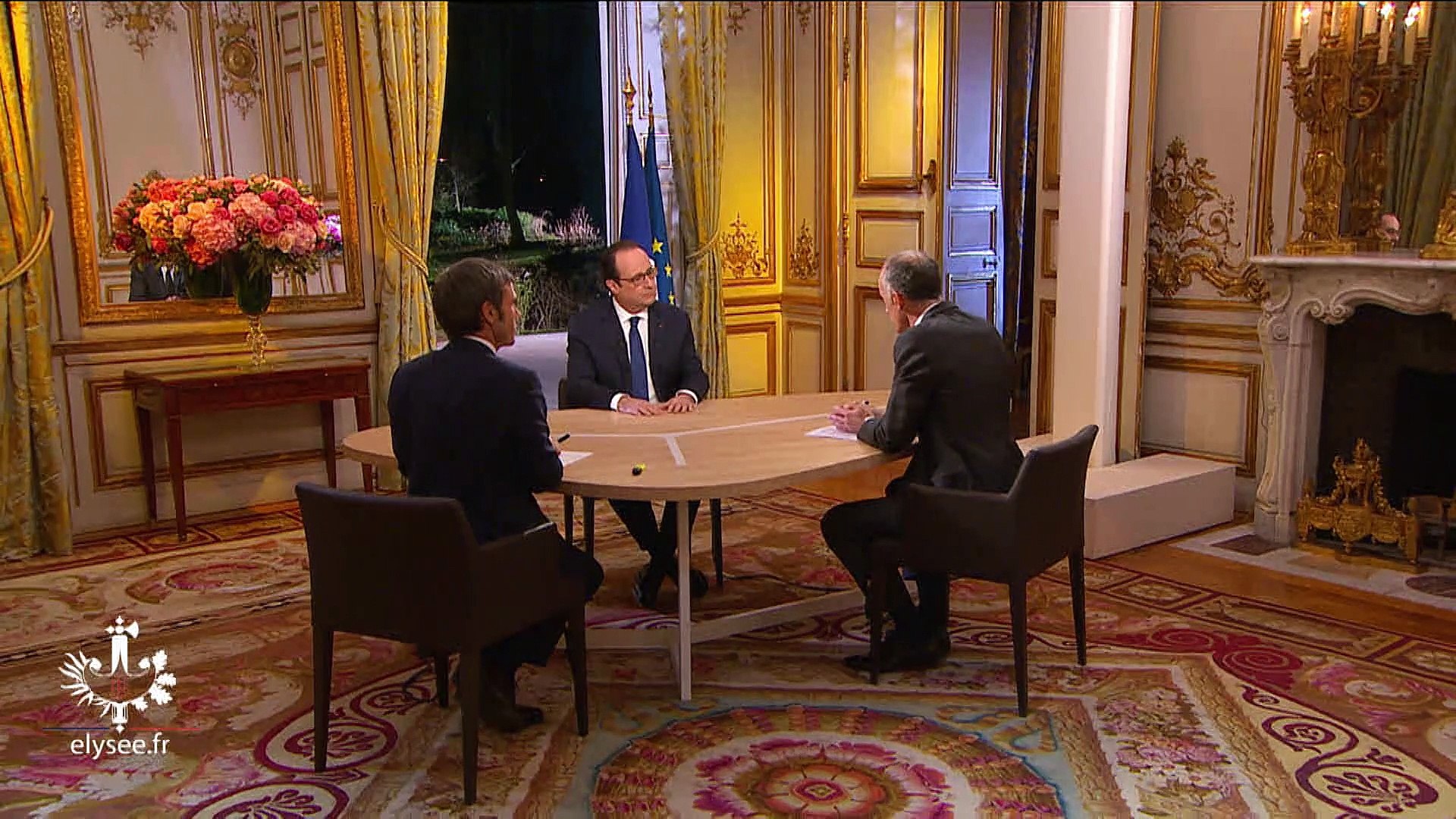 ⁣Interview Hollande