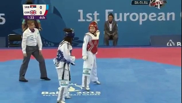 Первые европейские игры в Баку 2015 Тхеквондо День первый 48