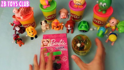 Tom and Jerry Frozen Surprise eggs Peppa Pig Play Doh Barbie Kinder egg