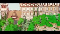 Minecraft Monster School Animation: Arrival and Combat Monster Academy