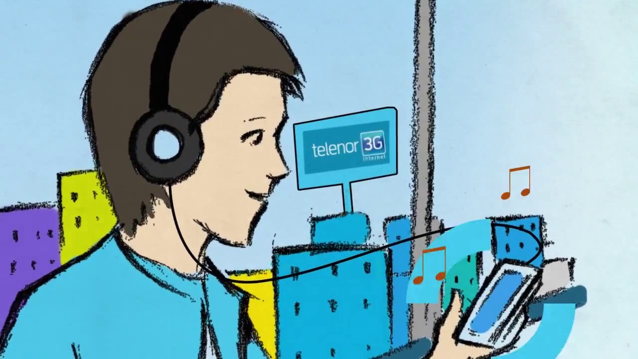 Entertainment with Telenor 3G  Pakistan Cartoon Animation