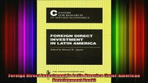 READ book  Foreign Direct Investment in Latin America InterAmerican Development Bank Full EBook