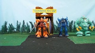 DESTROY THE UNICORN gundam stop motion parody