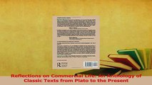 Read  Reflections on Commercial Life An Anthology of Classic Texts from Plato to the Present PDF Online