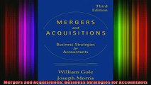 FREE EBOOK ONLINE  Mergers and Acquisitions Business Strategies for Accountants Online Free