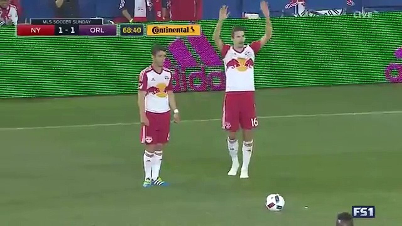 Bradley Wright-Phillips Goal HD - New York Red Bulls 2 -1 Orlando City SC -24-04-2016 MLS