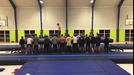 Huge quadruple backflip (with a little help from friends!)