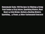 PDF Homemade Soda: 200 Recipes for Making & Using Fruit Sodas & Fizzy Juices Sparkling Waters