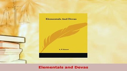 Download  Elementals and Devas  Read Online