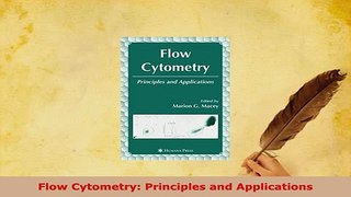 PDF  Flow Cytometry Principles and Applications Read Online