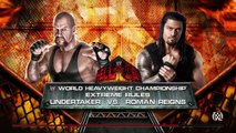 ROMAN REIGNS VS THE UNDERTAKER WHC TITLE | WWE 2K15 PS4 NEXT GEN