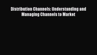Read Distribution Channels: Understanding and Managing Channels to Market PDF Online