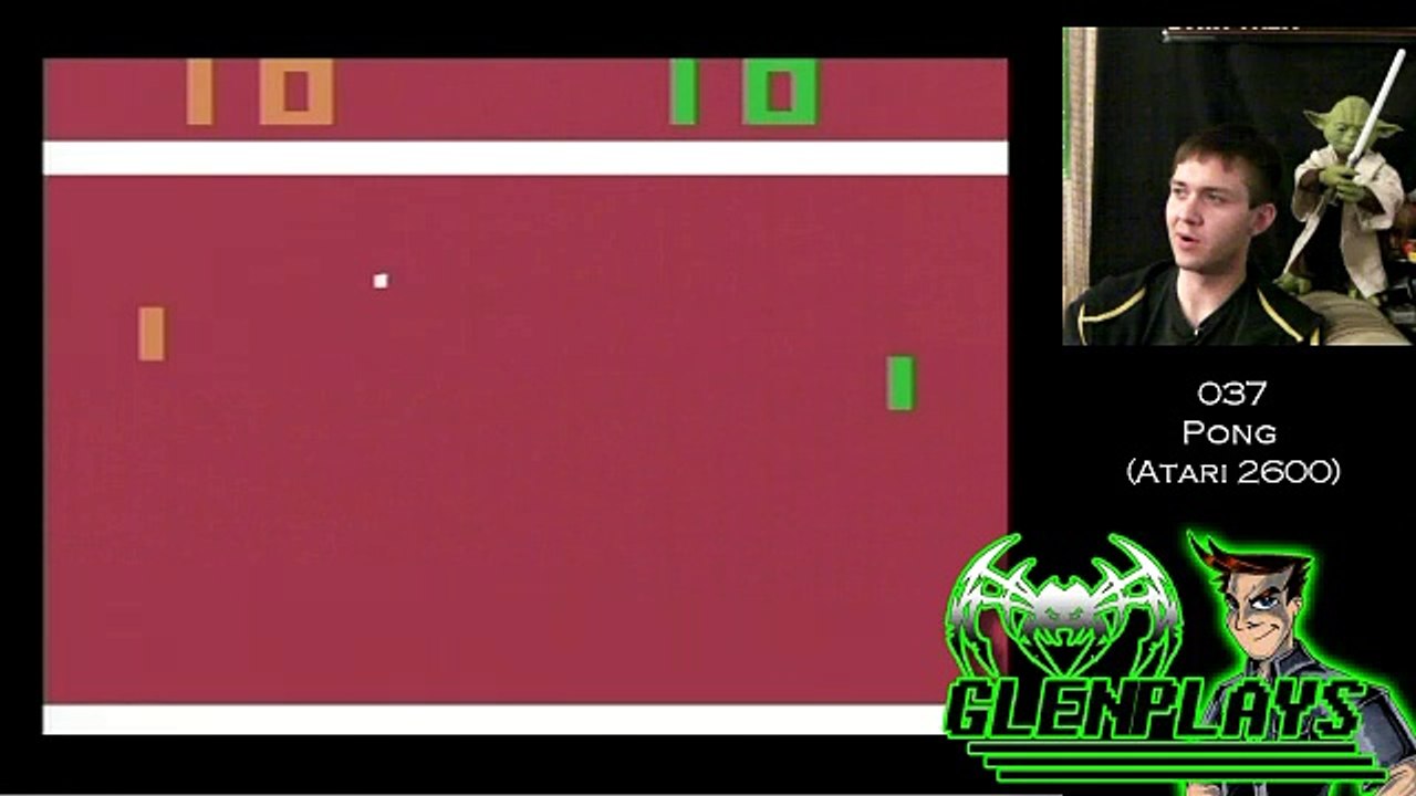 Glenplays:  Pong (Atari 2600)
