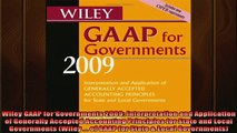 READ book  Wiley GAAP for Governments 2009 Interpretation and Application of Generally Accepted Full EBook
