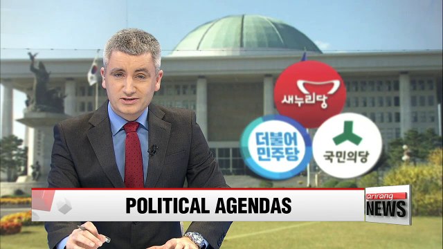 Three political parties busy tackling different agendas