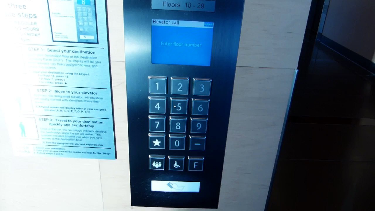 Elevator Traffic - Destination dispatch KONE