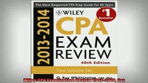READ book  Wiley CPA Examination Review 20132014 Set Full EBook