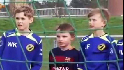 الطفل السوري الساحر احمد الظاهر - مشروع لاعب كرة قدم واعد