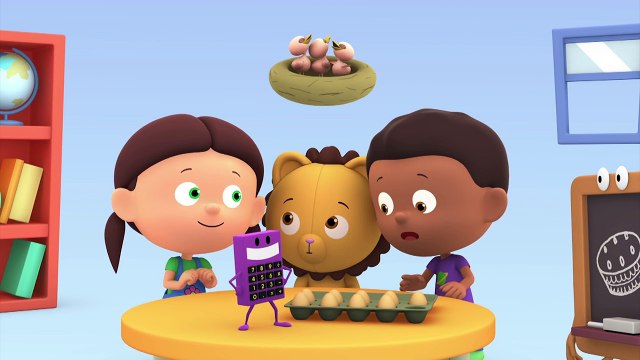 Развивающий мультик Считаем с Полой - цифры для детей. Учимся считать до 9. Разбитые яйца