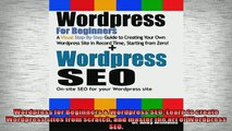 FREE DOWNLOAD  Wordpress for Beginners  Wordpress SEO Learn to create Wordpress sites from scratch and  BOOK ONLINE