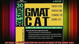 Full Free PDF Downlaod  30 Days to GMAT CAT 2nd ed Arco 30 Days to the GMAT CAT Full Free