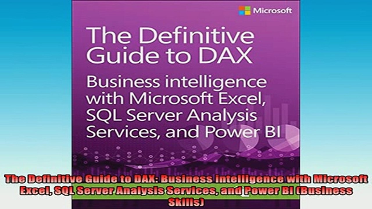 The Definitive Guide To Dax 2nd Edition Pdf Downlaod Full PDF Free The Definitive Guide to DAX Business intelligence with Microsoft Excel